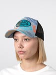 Бейсболка VON DUTCH арт. VD/1/CT/CAFE09  (голубой / серый)